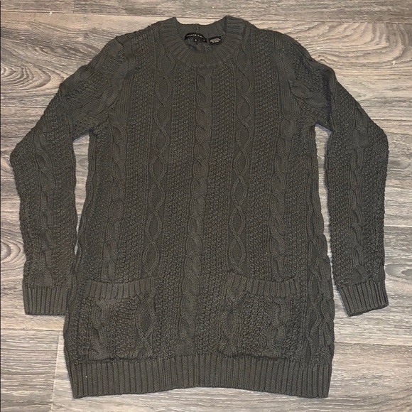 JEANNE PIERRE Sweaters - 🐘 Grey Knit Sweater with dual Pockets 🐘